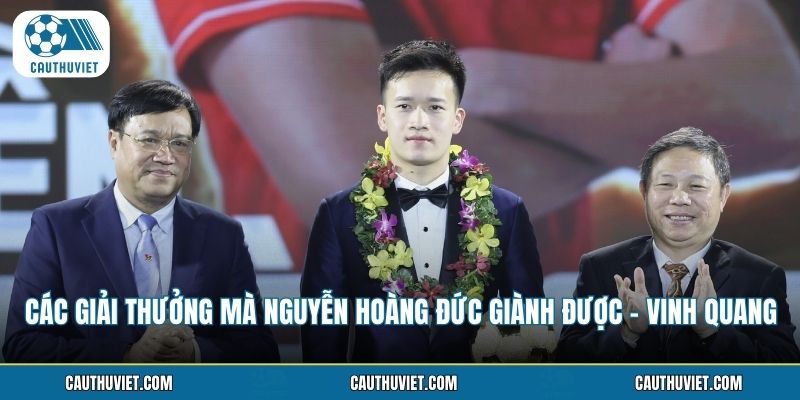 Các Giải Thưởng Mà Nguyễn Hoàng Đức Giành Được - Vinh Quang