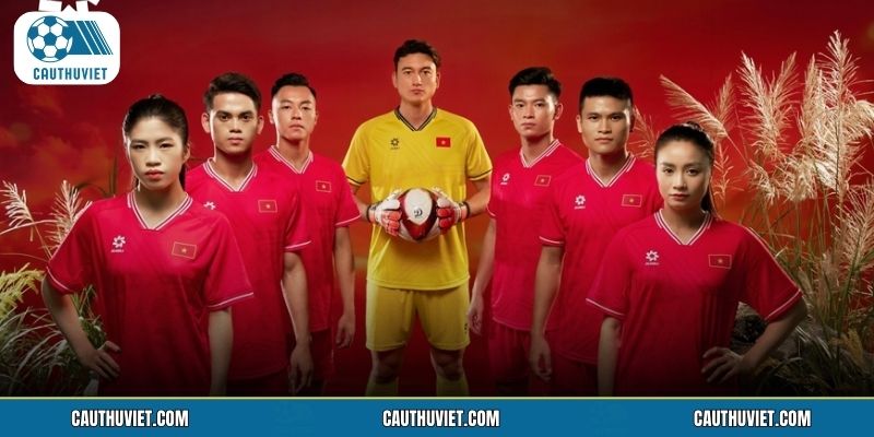 Các số áo cầu thủ Việt Nam phân theo vị trí sân