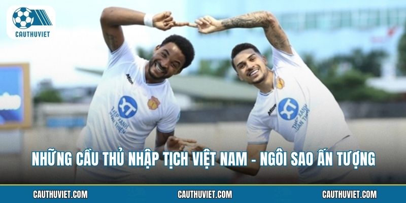 Những Cầu Thủ Nhập Tịch Việt Nam - Ngôi Sao Ấn Tượng